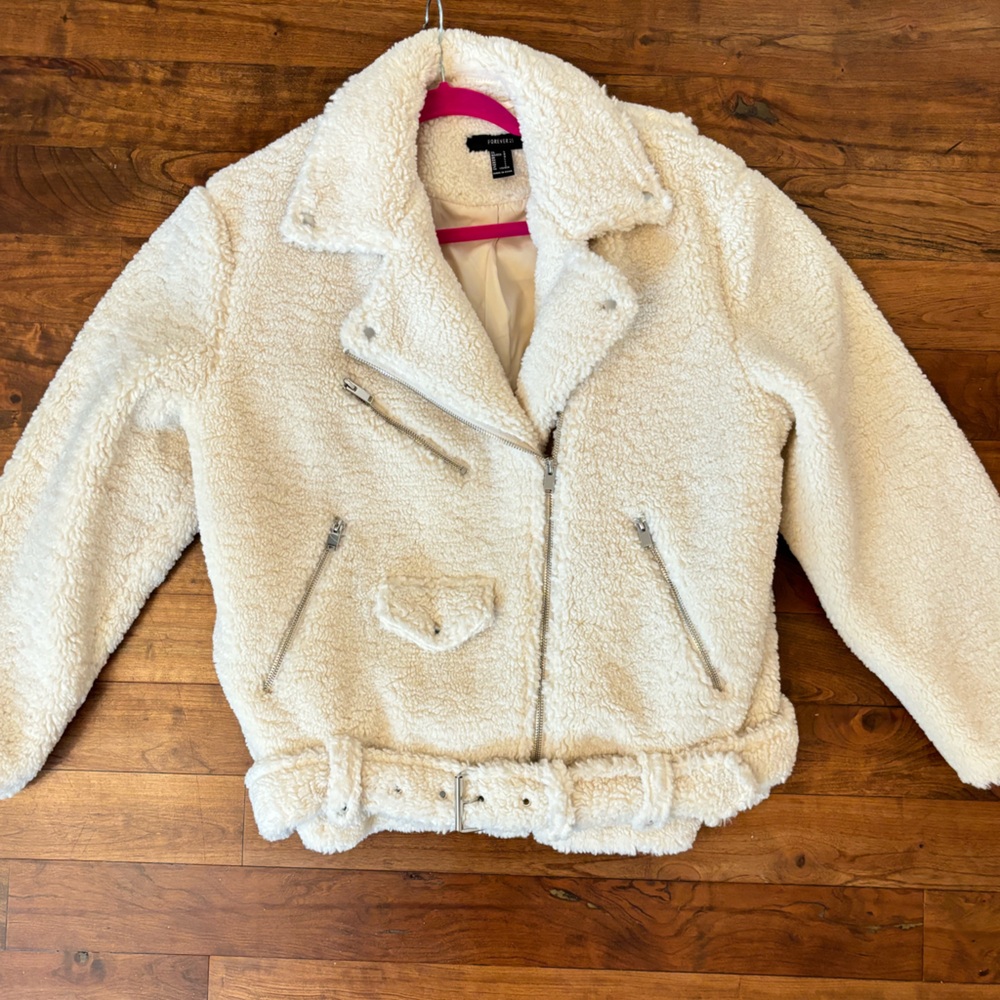 Fall Teddy Moto Jacket 🍂
